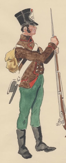 Chasseur des montagnes, Arige, 1808