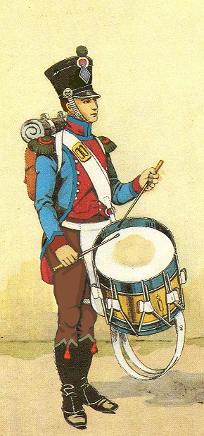 tambour 2e bataillon de chasseurs de montagne vers 1811 