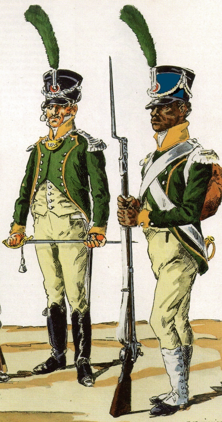 Chasseurs de la Runion, d'aprs H. Boisselier