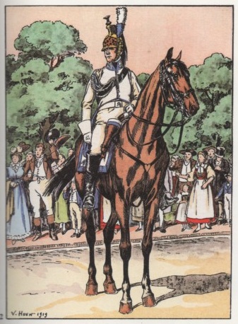 Garde d'Honneur de Neuchtel, cavalier