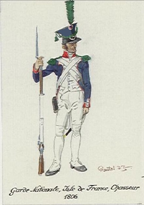 Chasseur de la Garde Nationale le de France 1806