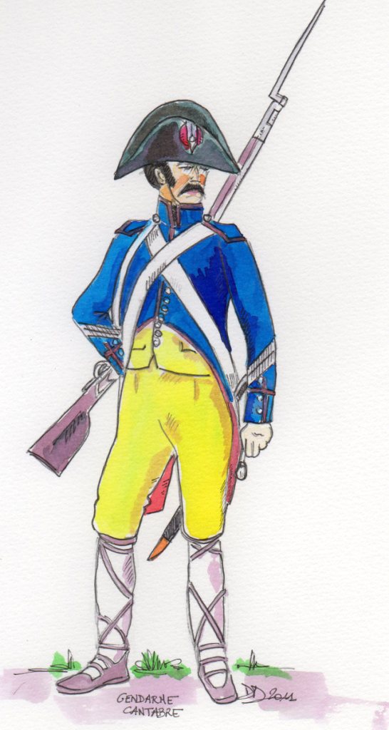 Gendarmes cantabres, 1811