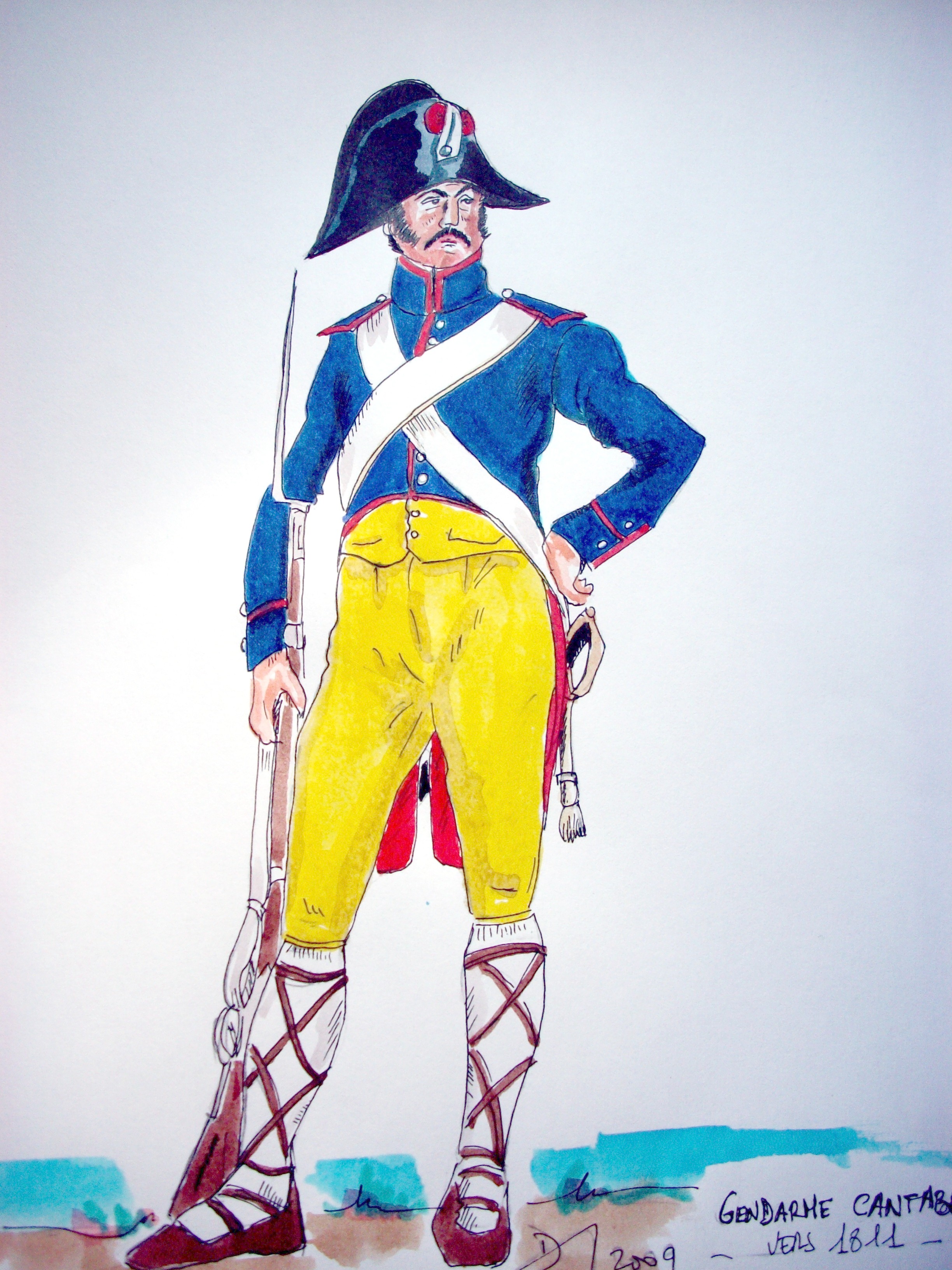 Gendarmes cantabres, 1811