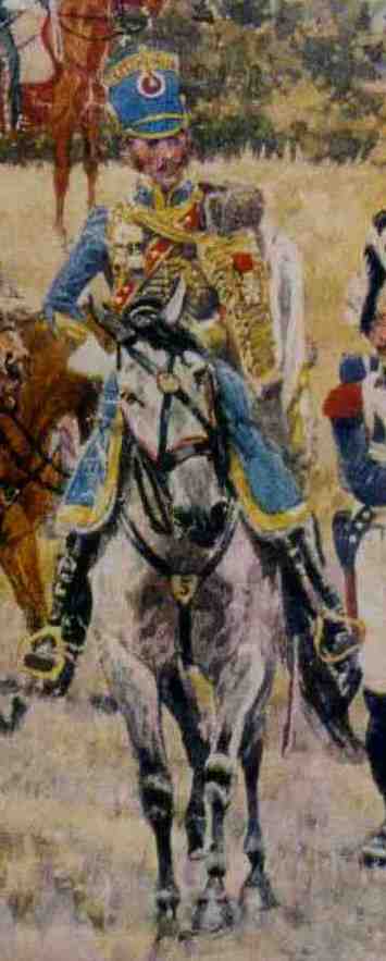 Officier du 5e Hussards 1813