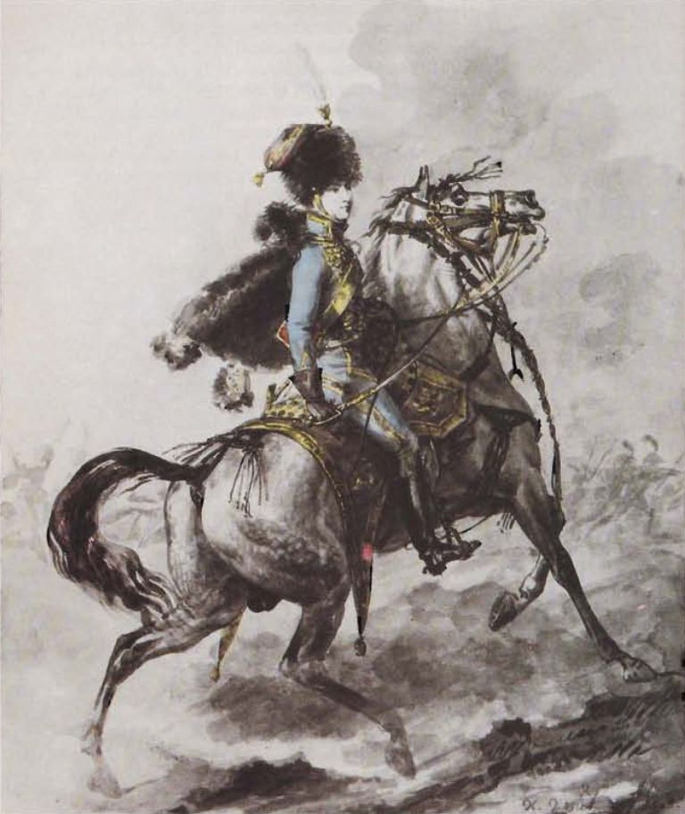 Sous lieutenant 5e Hussards, 1808