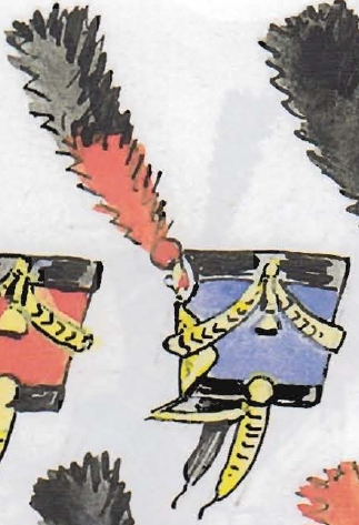 Shako de Trompette, 5e Hussards, 1808