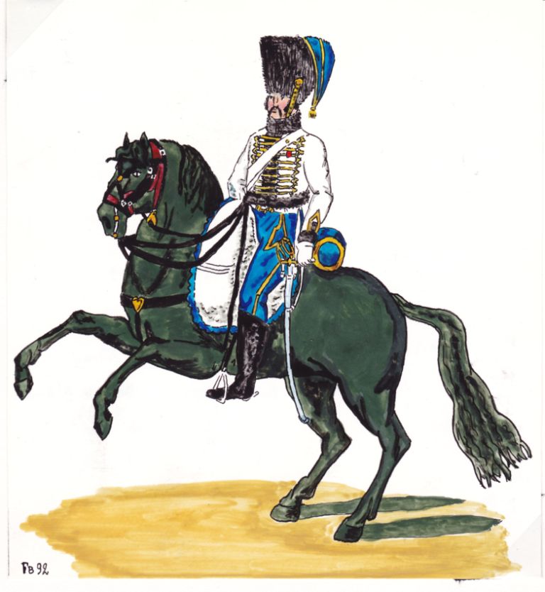 Hussard, Compagnie d'lite, 5e Hussards, 1806-1808