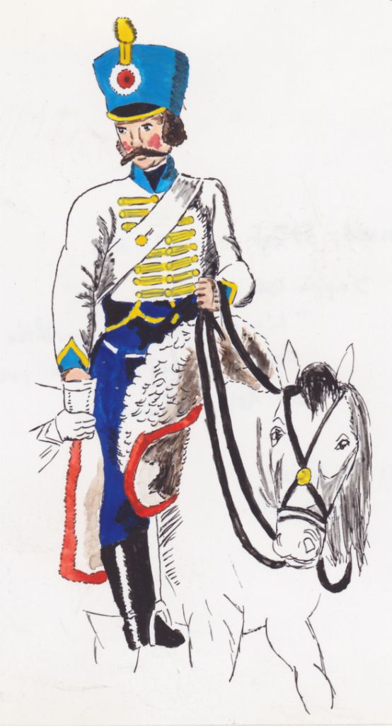 Trompette 5e Hussards, 1809