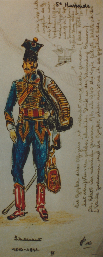 Lieutenant 5e Hussards, 1810-1811