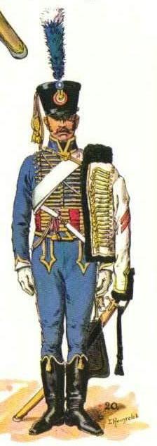 Hussard, ordonnance du Colonel du 5e Hussards, 1803