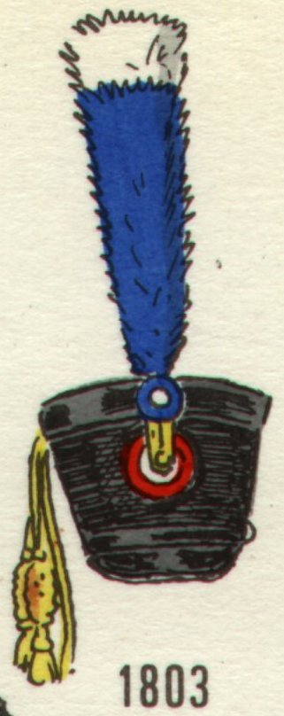 Shako 5e Hussards, 1803