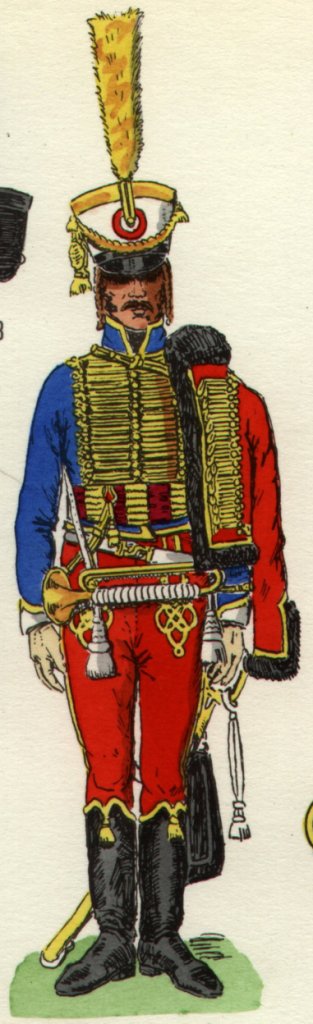 Trompette, 5e Hussards, 1803