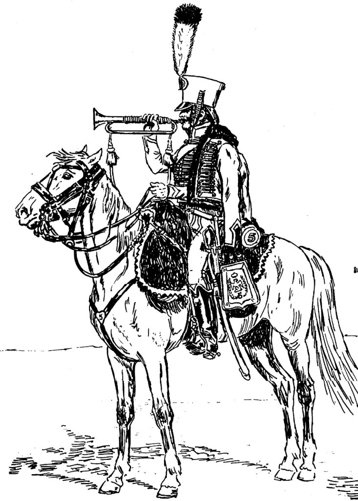 Trompette, 5e Hussards, 1809-1812