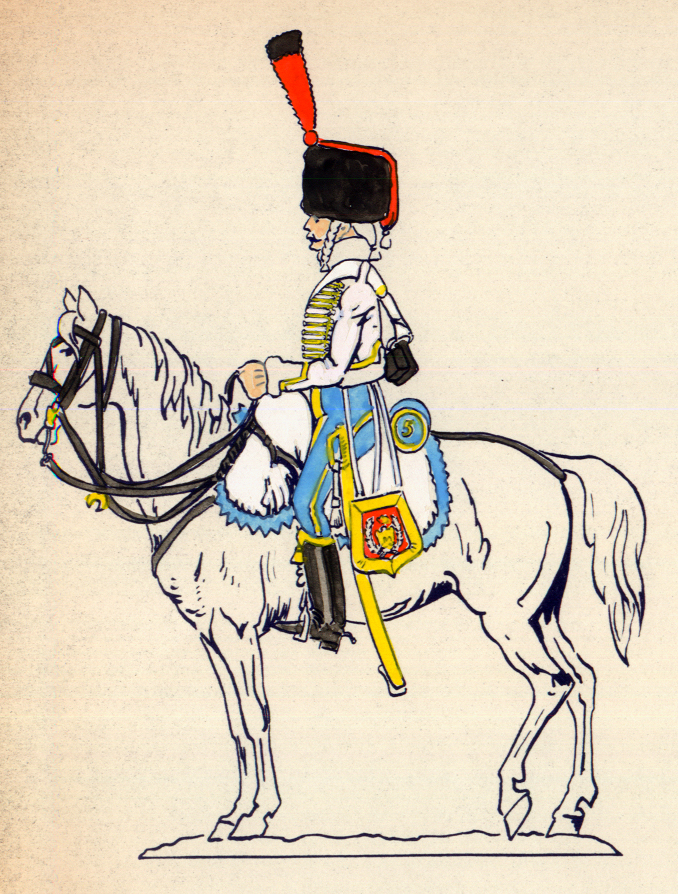 Cie d'lite 5e Hussards 1808