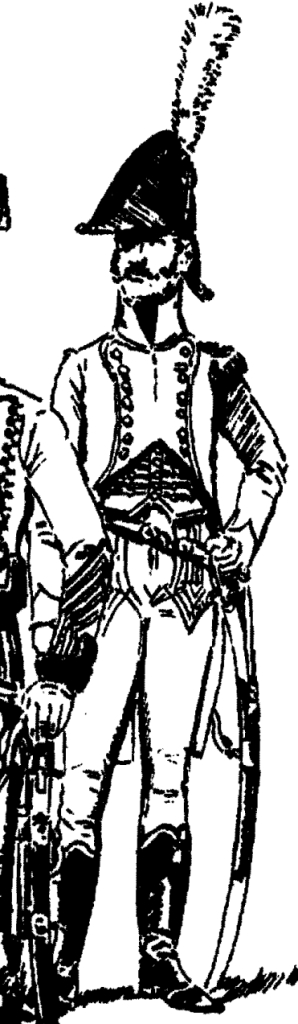 Lieutenant 5e Hussards, 1809