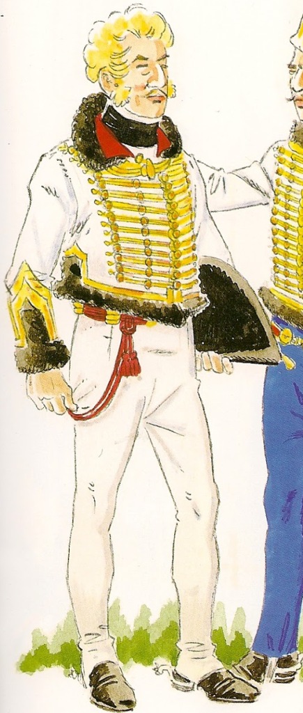 Officier du 5e Hussards, 1811