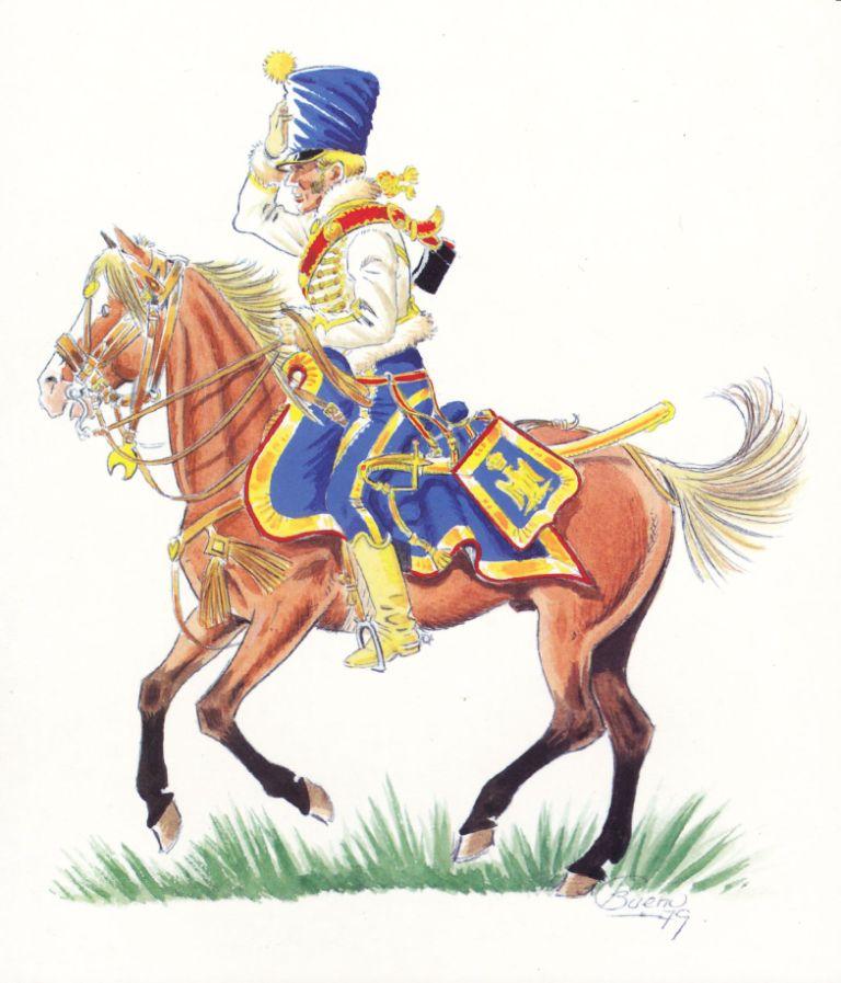 Officier 5e Hussards, 1808