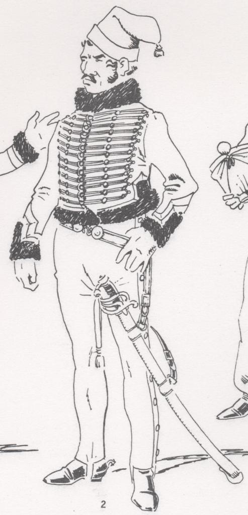 Officier, 5e Hussards, 1811