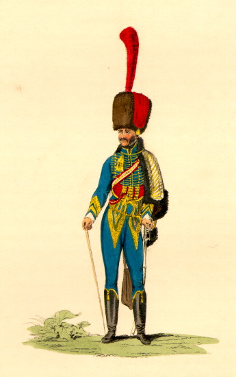 Officier, 5e Hussards, 1808