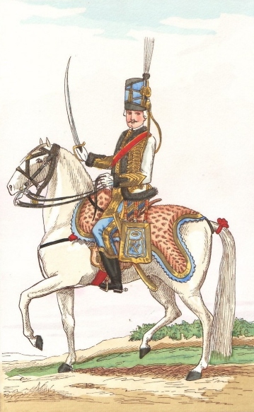 Officier 5e Hussards, 1791