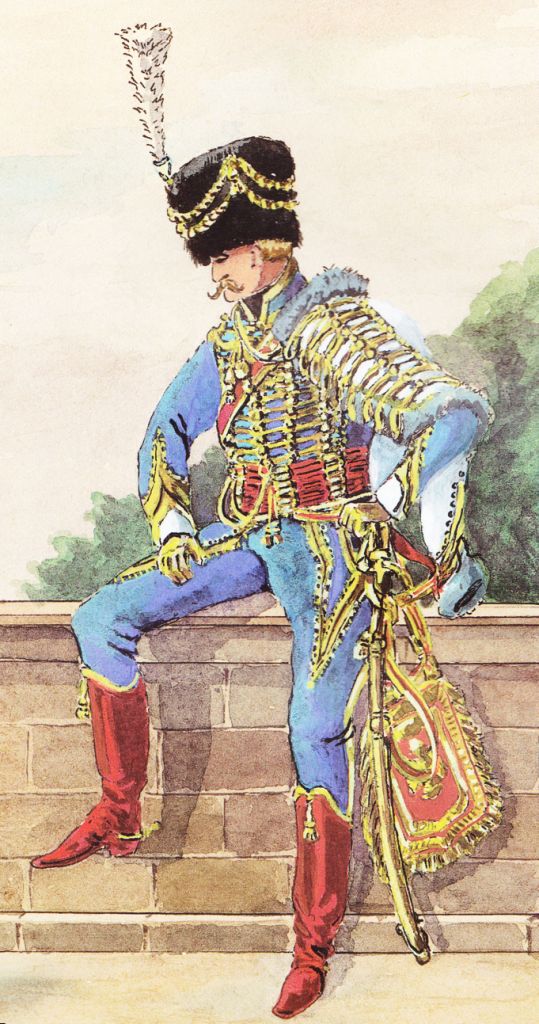 Officier, 5e Hussards, 1810