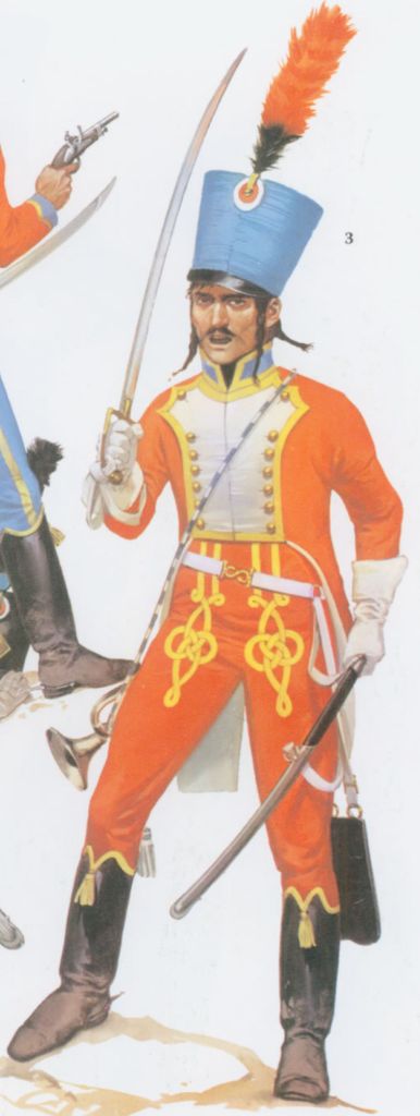 Trompette 5e Hussards, 1808-1812