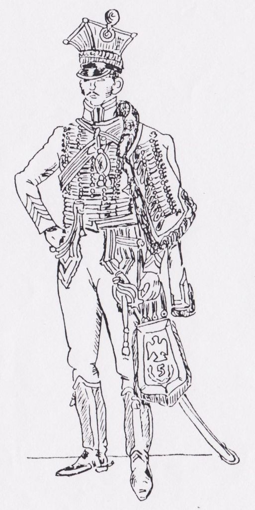 Officier 5e Hussards, 1810