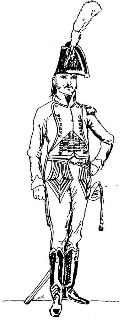 Officier 5e Hussards, 1809