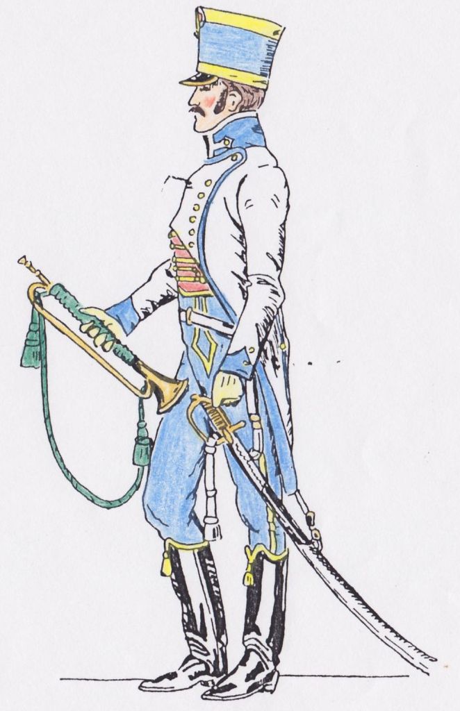 Trompette 5e Hussards, 1808-1809