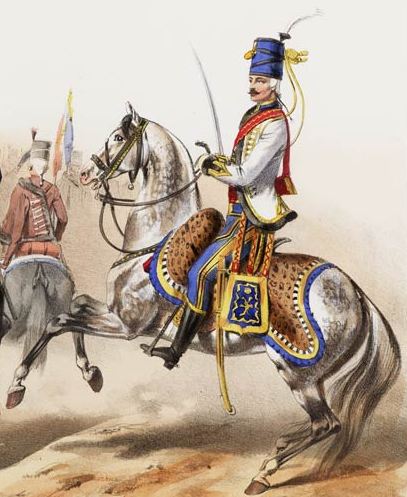 Officier 5e Hussards (ex 6e ex Lauzun) 1791