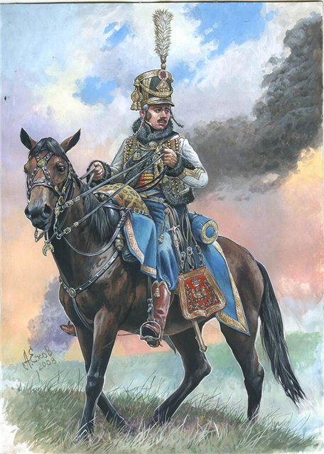 Officier du 5e Hussards 1811