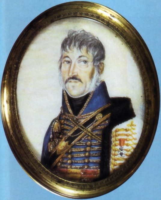 Officier 5e Hussards, dbut Empire