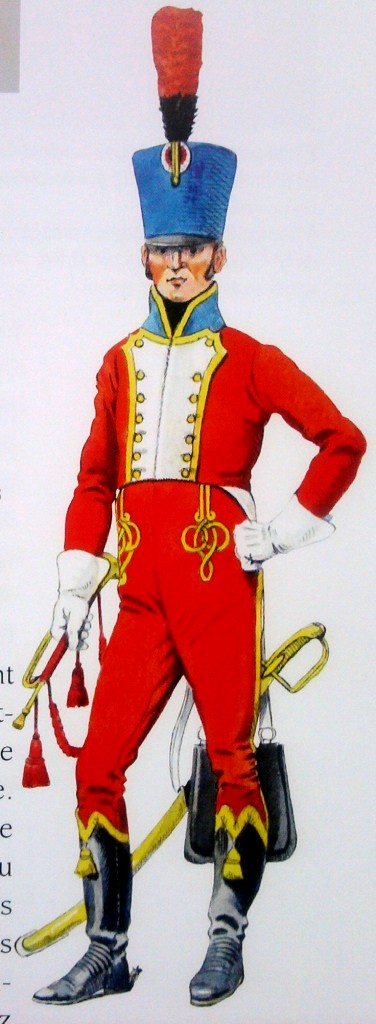 Trompette 5e Hussards, vers 1808