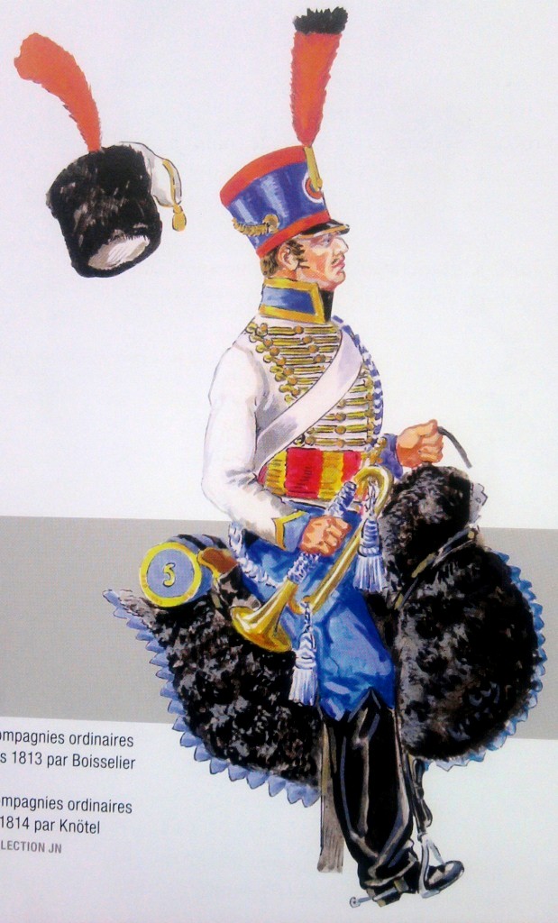 Trompette, 5e Hussards, 1813