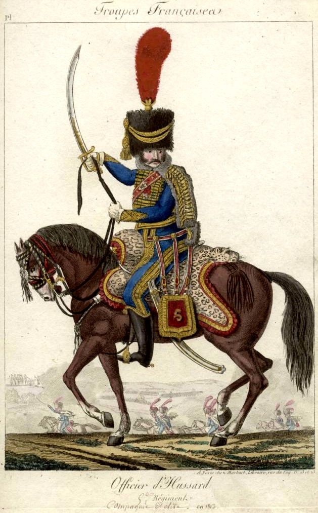 Officier 5e Hussards 1813