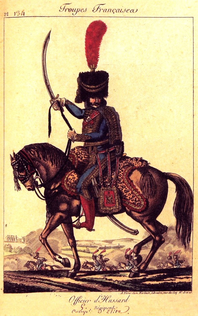 Officier, 5e Hussards, 1807-1810