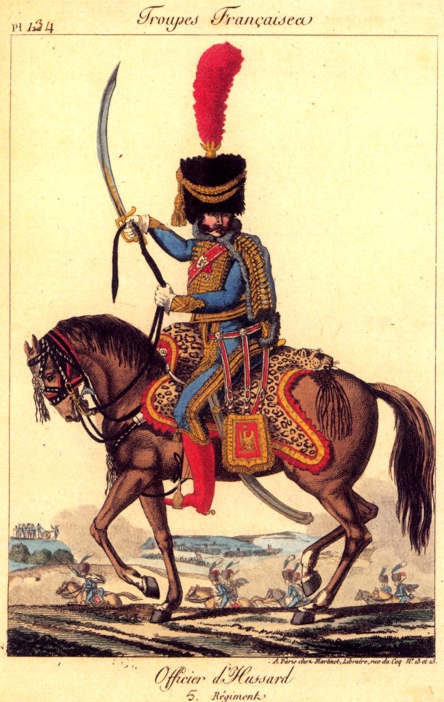 Officier 5e Hussards 1810