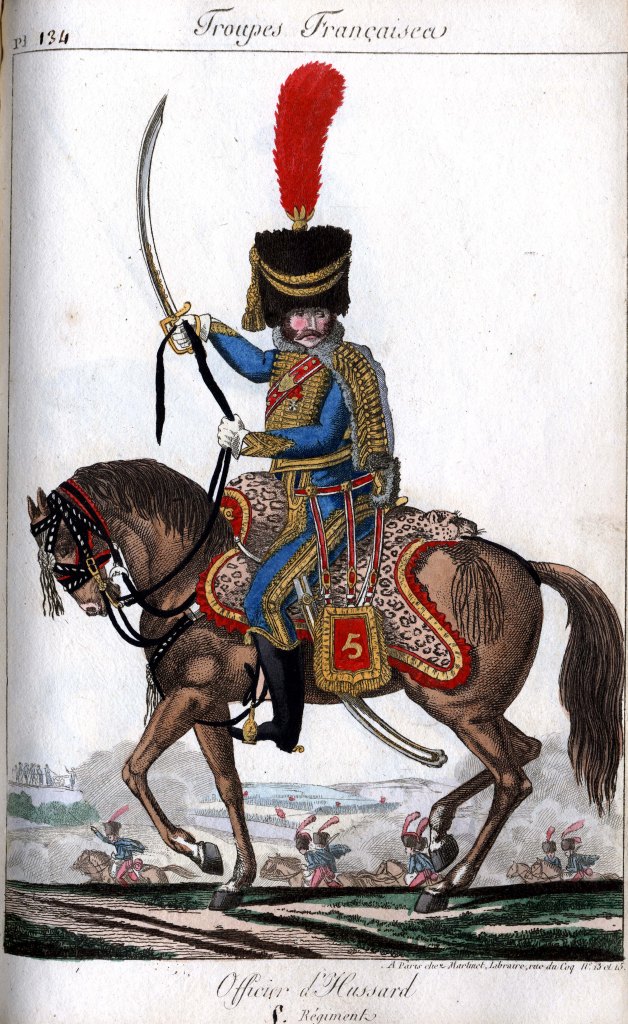 Officier 5e Hussards 1813