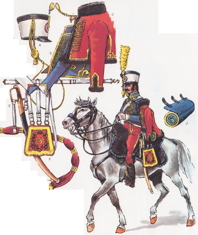 Trompette 5e Hussards 1803-1805