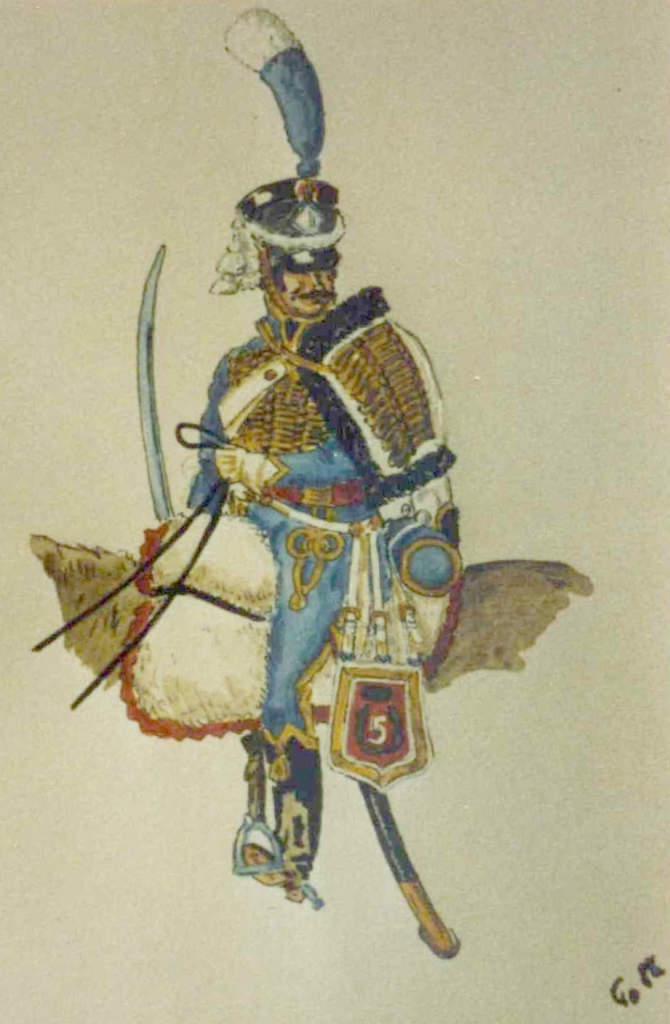 Trompette 5e Hussards, 1808