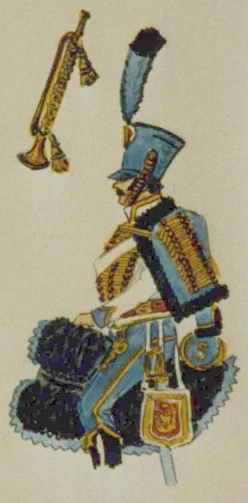 Trompette 5e Hussards, 1807