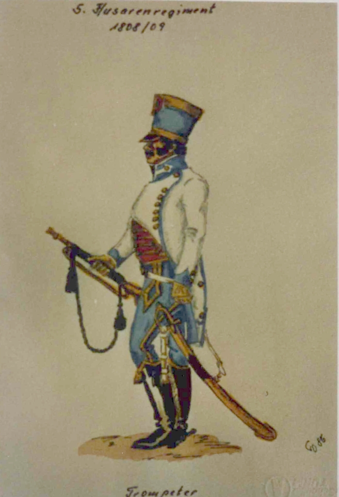 Trompette 5e Hussards, 1808