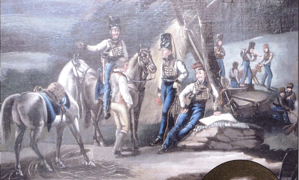 Offiiciers et Hussards 5e Hussards, 1814-1815