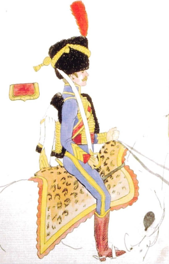 Officier, 5e Hussards, 1809-1810