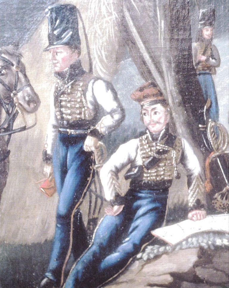 Officiers 5e Hussards 1814-1815