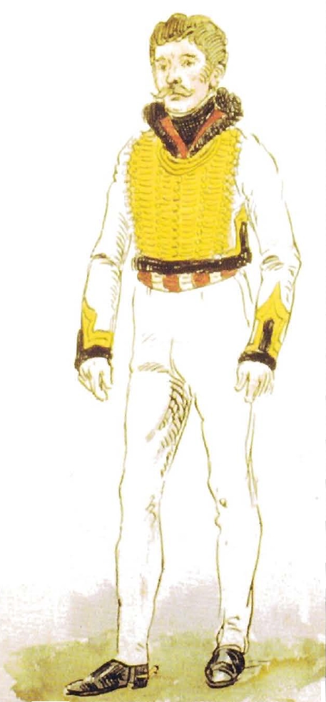 Officier du 5e Hussards, 1811