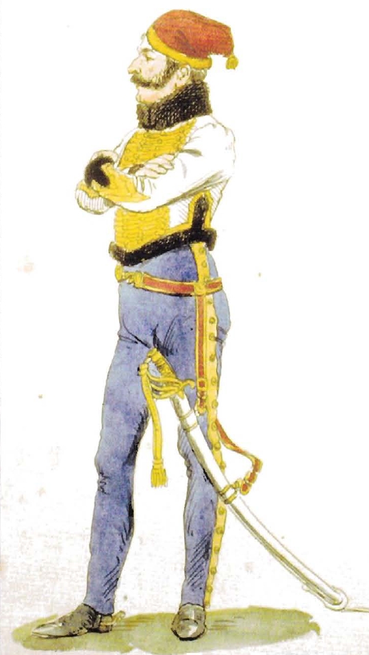 Officier, 5e Hussards, 1811