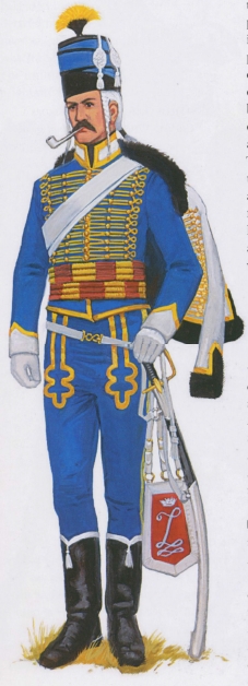 Officier 5e Hussards (ex 6e ex Lauzun) 1794