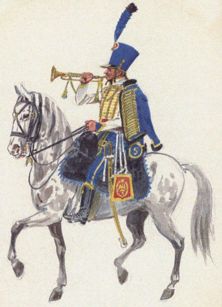 Trompette 5e Hussards, 1808