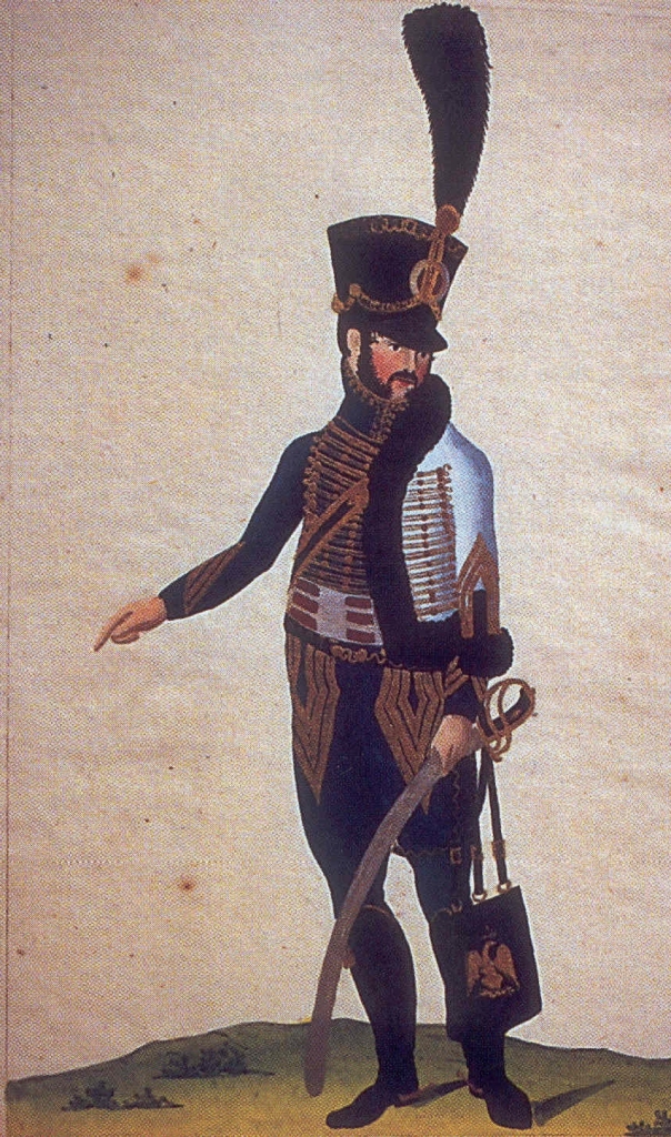 Officier 5e Hussards 1812